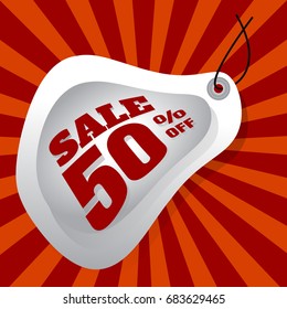 Sale poster with percent discount. vector. illustration. shopping. big sale. hot sale. super sale. background