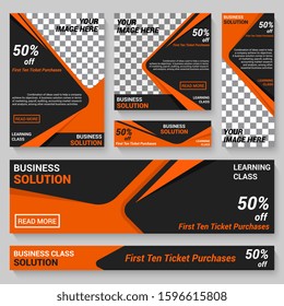 sale poster template for social media. discount promotion printout paper. vector illustration