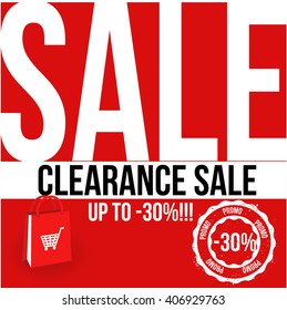 Sale poster vector 