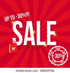 Sale poster vector 