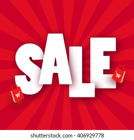 Sale poster vector 