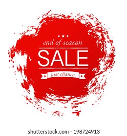 Sale Poster, Vector Illustration