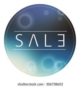 Sale poster. Vector illustration.