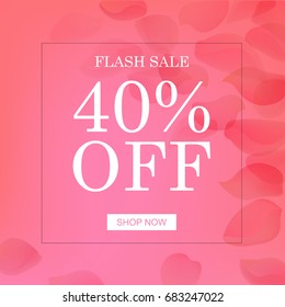 Sale Poster, Vector Illustration