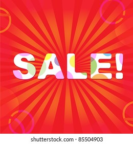 Sale Poster, Vector Illustration