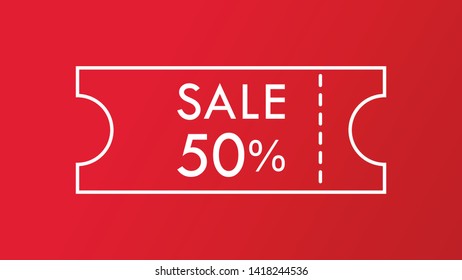 Sale poster. wallpaper. sale tag vector. sale ticket vector.