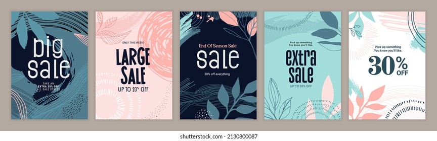 Sale posters design template. Vector illustrations for shopping, e-commerce, social media posts, internet ads, marketing, web banners.