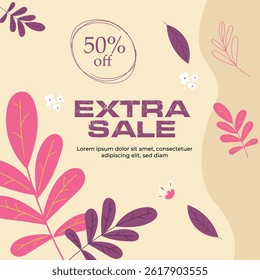 Sale posters design template. Vector illustrations for shopping 
