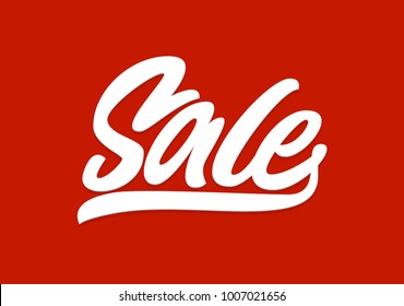 Sale. Premium handmade vector lettering and calligraphy phrase for invitation, greeting card, t-shirt, prints, social media, banners and posters .Vector illustration.