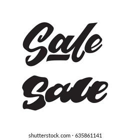 Sale. Premium handmade vector lettering and calligraphy phrase for invitation, card, t-shirt, prints, social media, blogs and posters. Vector illustration.