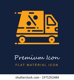 Sale premium material ui ux isolated vector icon in navy blue and orange colors svg