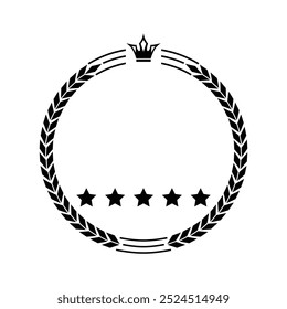 Sale premium quality laurel wreath emblem