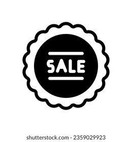sale price icon design solid