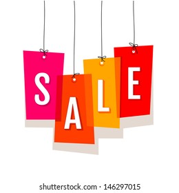 Sale. Price labels