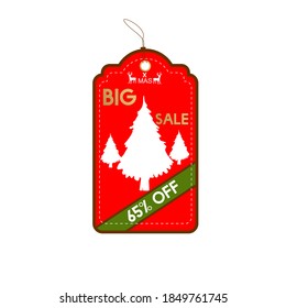 sale price tag for christmas day
