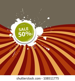 Sale Price tag. colorful background. vector illustration