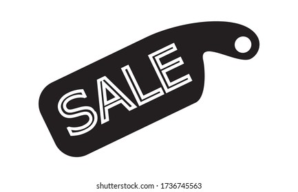 sale, price tag icons with different styles. Sign isolated on white background.Vector illustration.