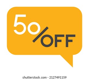 Sale promo marketing. Discount up to 50% off. Discount offer price label, symbol for advertising campaign in retail.