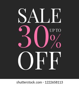 Sale promotion ad poster design template