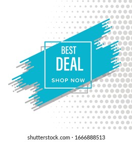 Sale promotion banner : best deal special offer best deal best offer vector poster banner illustration, promotional template for store web and other usage, promotional tag