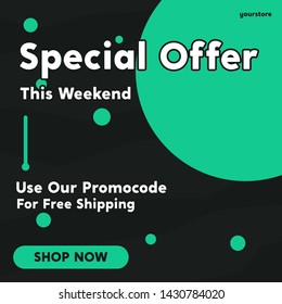 Sale Promotion Banners for Social Media Post