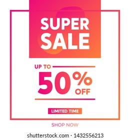 Sale Promotion Banners for Social Media and DIgital Marketing