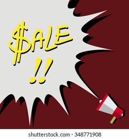 Sale promotion concept