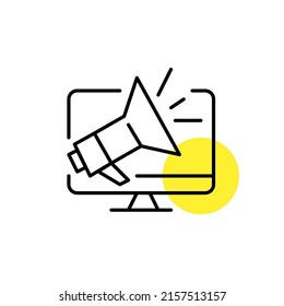 Sale and promotion icon. Pixel perfect, editable stroke line art icon