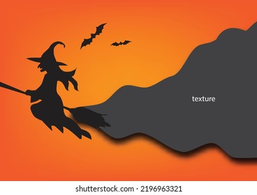 promotion de vente avec texte online shopping sur mobile design pour la vente de bannières avec halloween day, shopping sur fond abstrait. 