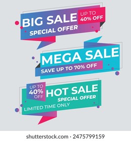 Sale quality badges. Round hundred percent assured label badge. Sticker vector illustration icons set