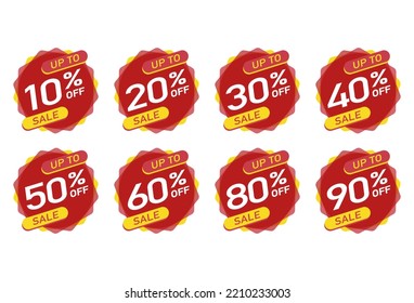 Sale red banner vector to black friday 