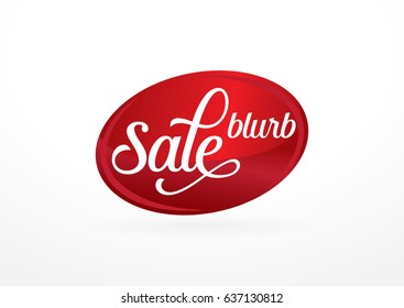 Sale Red Blurb