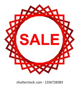 SALE in red frame