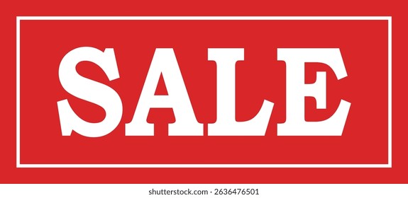 SALE - Red Rubber Stamp with text SALE