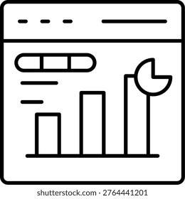 Sale Report Icon Vector Element