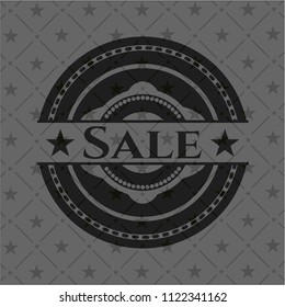 Sale retro style black emblem