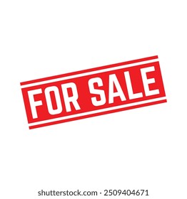 Venta de diseño de sello de goma. ILUSTRACIÓN VECTORIAL.