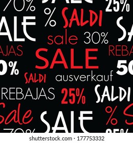 sale seamless pattern