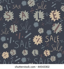 Sale seamless pattern