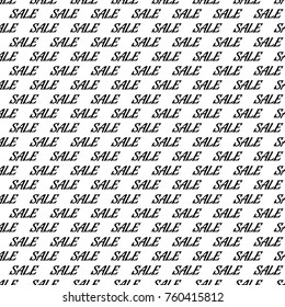 Sale. Seamless pattern background. Vector illustration.