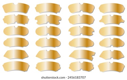 Sale, set of banners, discount labels. Advertising tags labels, price tags, vector illustration.