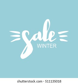Sale set. Drawn lettering. Vector sale typography. Usable for cards and posters, sale billboards and signs. Sale banner design.