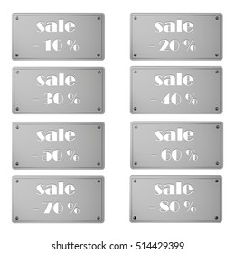 "Sale" Set of vector labels 