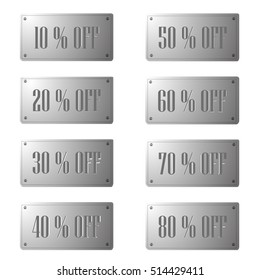 "Sale" Set of vector labels 
