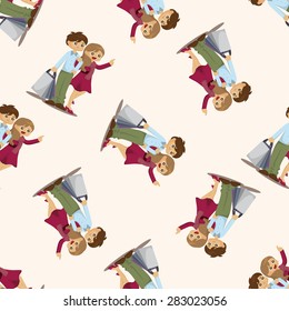 SALE Shopaholic ,seamless pattern