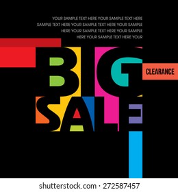 sale shopping background and label for business promotion 