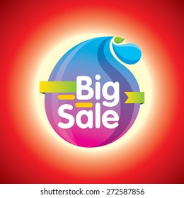 sale shopping background and label for business promotion 