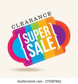 sale shopping background and label for business promotion 