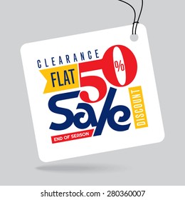 sale shopping background and label for business promotion