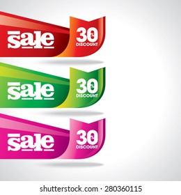 sale shopping background and label for business promotion